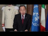 Roma - Press statement - President Mattarella and Secretary UN Ban Ki-moon (06.10.16)
