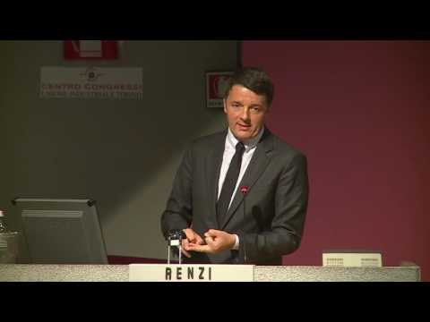 Torino - Renzi all’Assemblea generale dell’Unione Industriale (06.10.16)