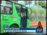 Nueva ruta de buses irá hacia el Valle de Los Chillos