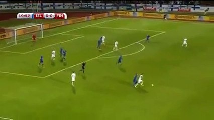 0-1 Teemu Pukki Goal HD - Iceland 0-1 Finland - 06.10.2016