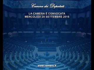 Roma - Camera - 17^ Legislatura - 681^ seduta -1- (28..09.16)