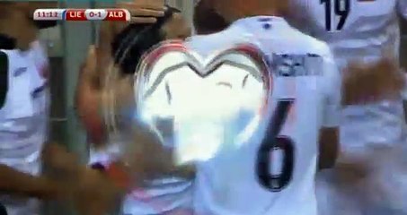 Jahmir Hyka Goal HD - Liechtenstein 0 - 1 Albania 06-10-2016 HD