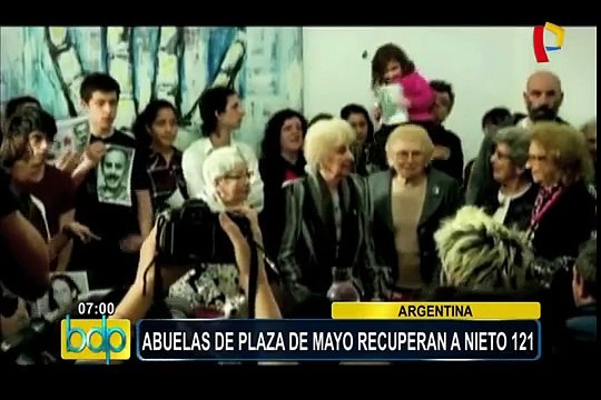Argentina: Abuelas de Plaza de Mayo anunció recuperación del nieto 121