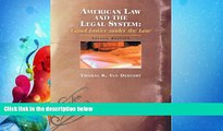 FAVORITE BOOK  American Law and the Legal System: Equal Justice under the Law