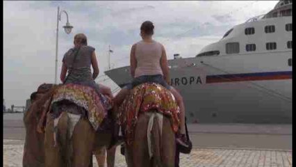 El primer crucero desde el ataque yihadista de El Bardo llega a Túnez