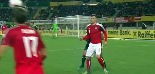 Marko Arnautovic Goal HD - Austria 1-1 Wales 06-10-2016 HD