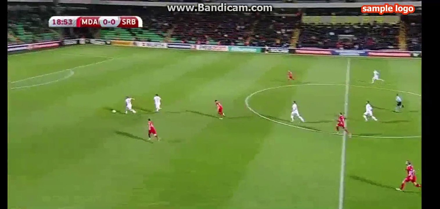 Goool  Ivanovic  Moldova 0-2 Serbia 06.10.2016 HD