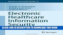 [PDF] Electronic Healthcare Information Security (Advances in Information Security) Popular