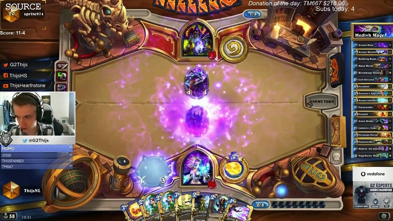 Hearthstone - Best of Medivh | Karazhan Funny Moments and Lucky Plays