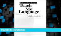 Big Deals  The Companion Exercise Forms for Teach Me Language  Full Read Best Seller
