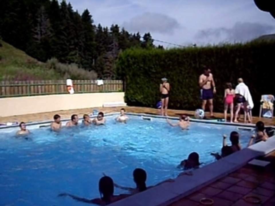 A la piscine ce matin...