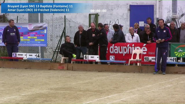 Incroyable dénouement pour la rencontre Amar - Fréchet, Sport Boules, 3ème étape du Trophée Super 16, Villeneuve de Berg 2016