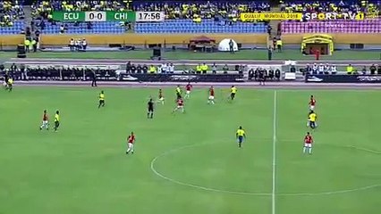 1-0 Antonio Valencia Goal HD - Ecuador 1-0 Chile 06.10.2016 HD