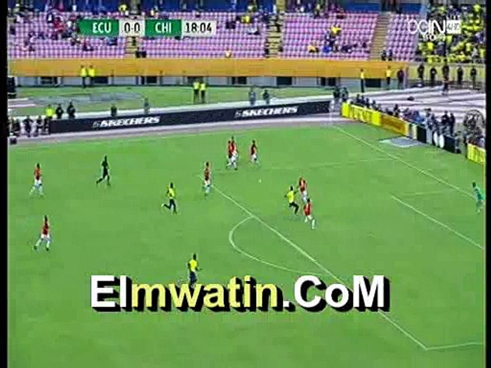 "تشيلى" تتأخر بثنائيه امام الاكوادور