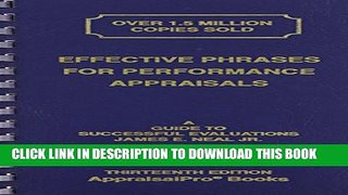 [PDF] Effective Phrases for Performance Appraisals: A Guide to Successful Evaluations Full