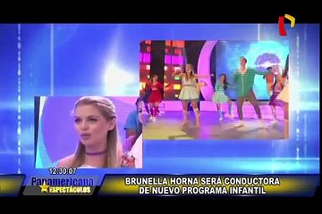 Brunella Horna debutará como animadora infantil en Panamericana TV