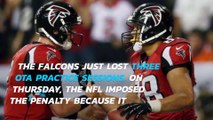 Falcons lose three OTA practices due to 2016 violations