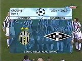 Juventus v. Rosenborg 17.10.2001 Champions League 2001/2002 Highlights