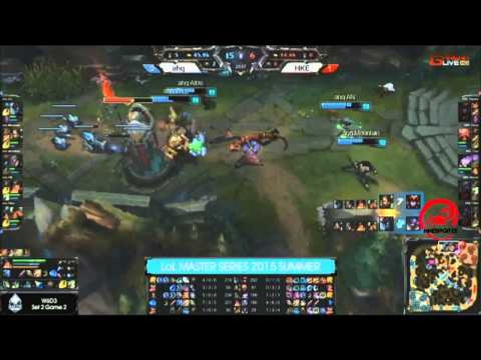 【賽事精華】LMS夏季聯賽20150626 ahq vs HKE Game2
