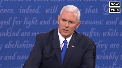 Pence Says Kaine Brought Up "That Mexican Thing"