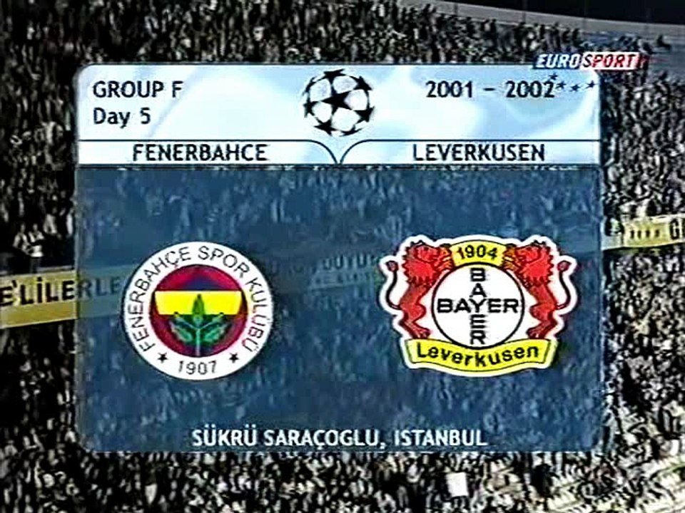 Fenerbahce v. Bayer Leverkusen 23.10.2001 Champions League 2001/2002
