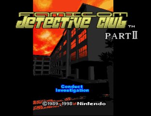 [Super Famicom] Famicom Detective Club part II ~ intro and prologue