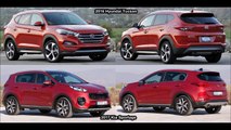 2017 Kia Sportage Vs 2016 Hyundai Tucson - DESIGN!