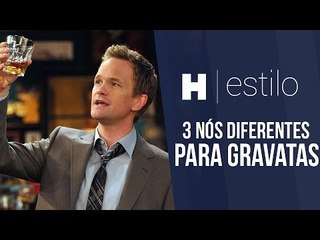 3 nós diferentes para usar na gravata