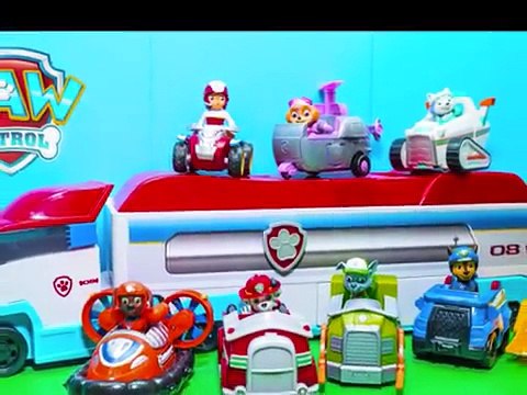 PAW PATROL La Pat Patrouille Paw Patroller Véhicule Figurines Jouets Pour Les enfants