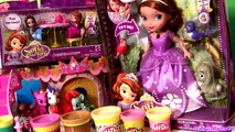Sofia Royal Tea Party, Talking Sofia the First doll, Play Doh Tea For Two With Doc McStuffins