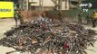 Chile destruye su mayor cantidad de armas decomisadas