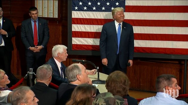 Donald Trump pledges to build border wall during N.H. town hall meeting