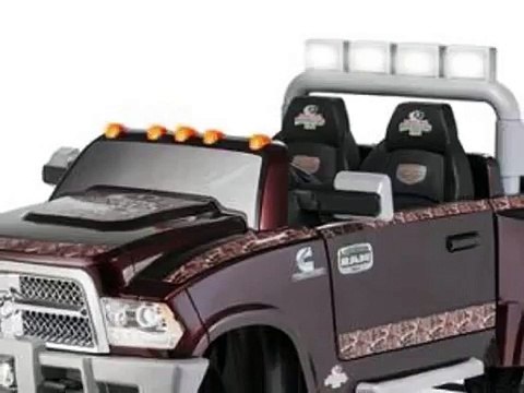 Dodge Ram 3500 Dually Longhorn Edition 12-Volt Battery-Powered Ride-On for kids