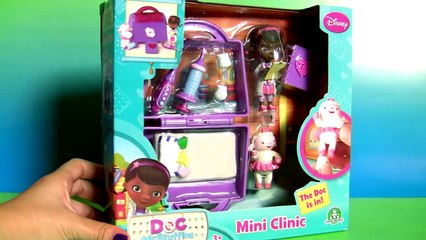 Disney Jr. Doc McStuffins Mini Clinic Doctors Case - Maletín de Actividades de Doctora Juguetes