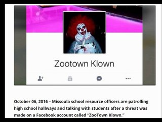 MT Police monitor Missoula high schools after clown threat