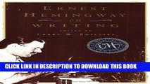 [Read PDF] Ernest Hemingway on Writing Download Online