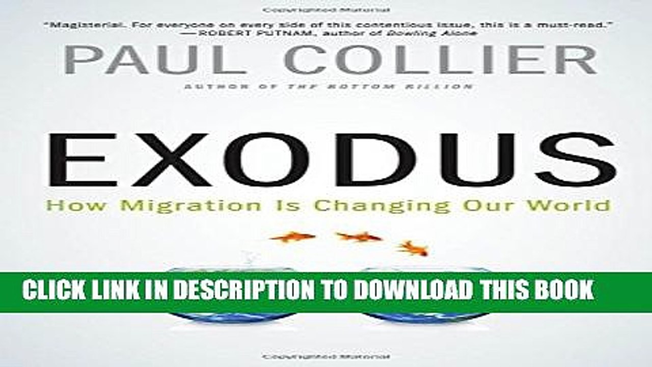 [PDF] Exodus: How Migration is Changing Our World Popular Colection