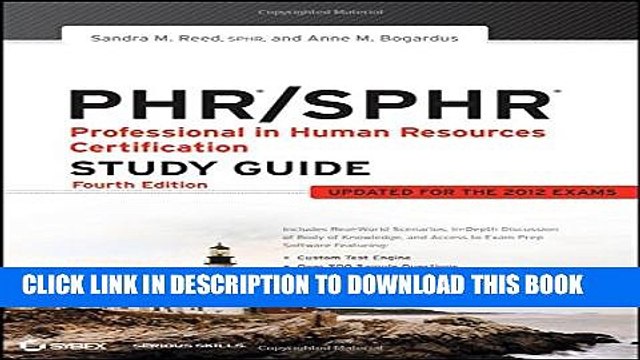 [PDF] PHR / SPHR: Professional in Human Resources Certification Study Guide Full Online