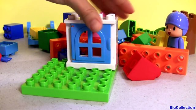 Pocoyo and Friends at the Park Building Blocks From Block Labo Parque de Pocoyó con Tobogán Bloques