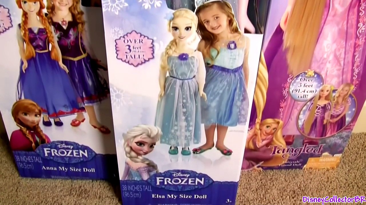 3 feet tall anna and elsa dolls