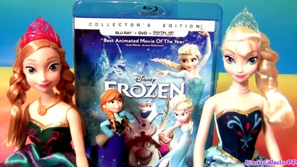 Disney Frozen Dolls Blu-Ray DVD Disney Infinity Princess Anna Elsa Figurines Play Doh