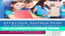 [PDF] Effective Instruction for Middle School Students with Reading Difficulties: The Reading
