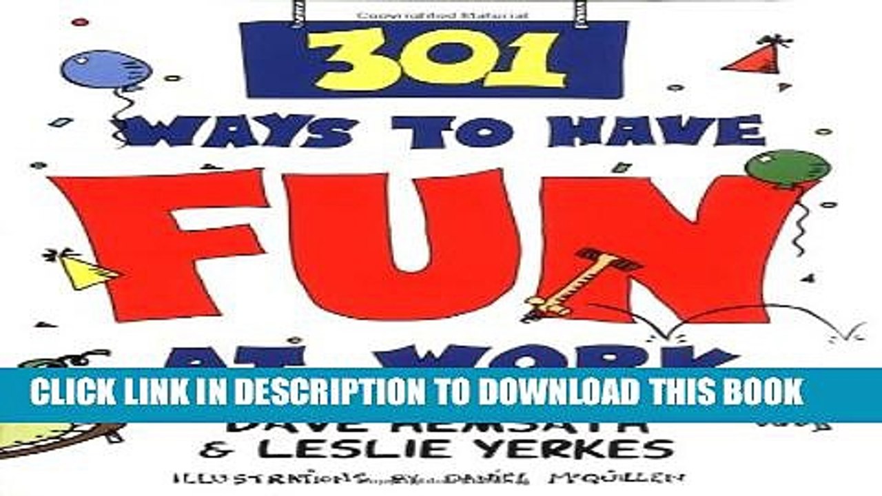[PDF] 301 Ways to Have Fun At Work Full Online