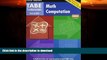 FAVORITE BOOK  TABE Fundamentals: Student Edition Math Computation, Level D Math Computation,