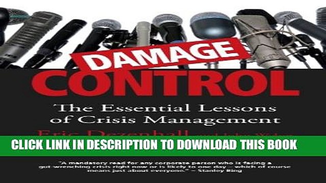 [PDF] Damage Control (Revised Updated): The Essential Lessons of Crisis Management Popular