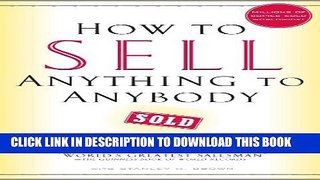 [PDF] How to Sell Anything to Anybody Full Online