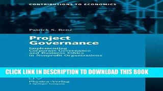 [PDF] Project Governance: Implementing Corporate Governance and Business Ethics in Nonprofit