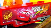 Pixar Cars and Lightning McQueen Off Road New Hauler with Mater Racing the ATV