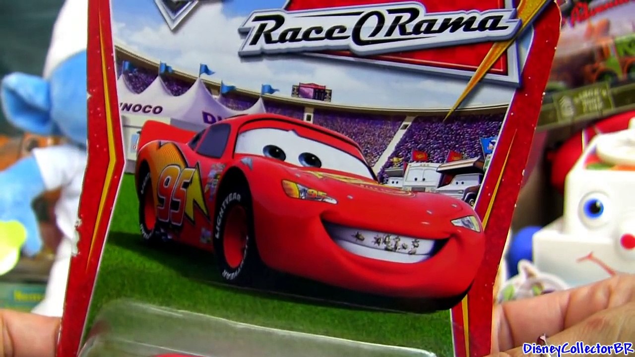 Bug Mouth Mcqueen diecast #7 from Disney Pixar Mattel Lightning Braces Rust-eze Carros2