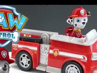 Paw Patrol La Pat Patrouille Marshall Camion de Pompiers Jouets